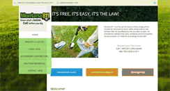 Desktop Screenshot of montana811.com